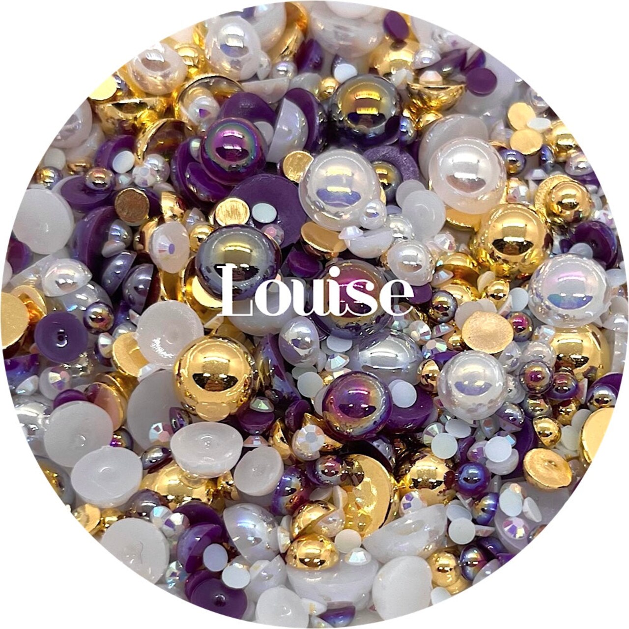 Flatback Pearl & Rhinestone Mix - Louise by Glitter Heart Co.™